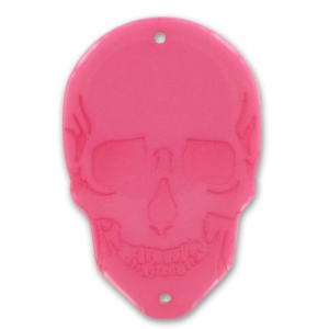 Entrepieza Calavera 2 agujeros 51 mm Rosa x1