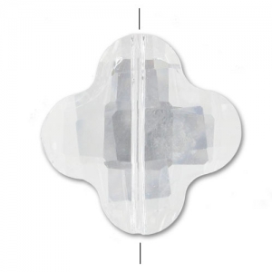 Treból facetado 20 mm Crystal x1