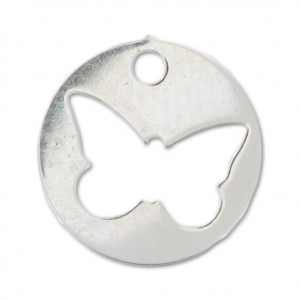 Colgante mariposa 10 mm Plata 925 x1