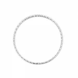 Aro decortivo 25mm Plata 925 x1