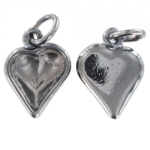 Engaste colgante sola cara 4809 13x12 mm black nickel