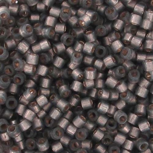 Miyuki Delica 11/0 DB0631 - Dyed Rustic Grey Silver Lined Alabaster