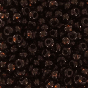 Cuentas de Rocalla Preciosa 11/0 de 2 mm - Topacio ahumado x10 g
