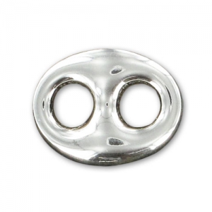 Separador grano de café 15x12 mm Plata 925 x1