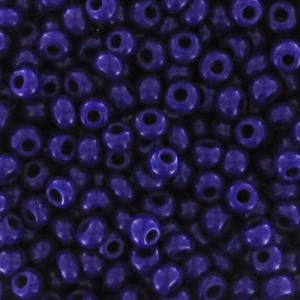 Cuentas de Rocalla Preciosa 11/0 de 2 mm - Cobalto opaco x 20 g