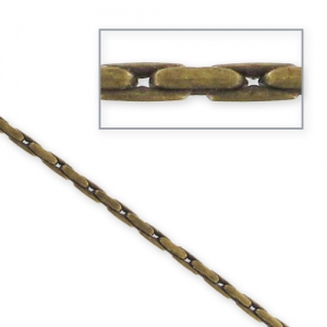 Cadena serpentina 1,3 mm bronce x1m