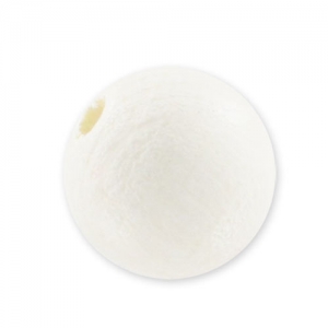 Redondas de madera 8 mm Blanco x20