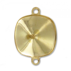 Engaste para pegar PureCrystal 4470 10 mm 2 anillas dorado x1