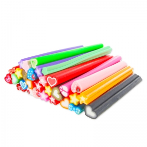 Surtido de Cañas arcilla polimerica 5x50 mm Símbolos x5