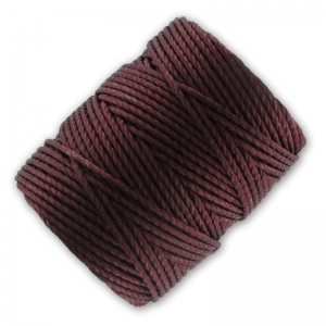 Hilo C-Lon Tex 400 Bead Cord 0,90 mm Black Currant x 35 m