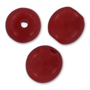 Cuentas redondas Shiny 3 mm Cranberry x50