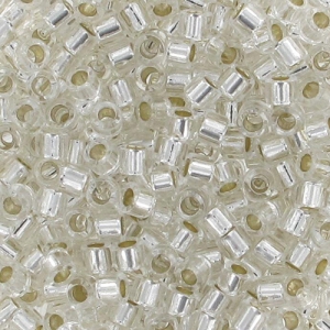 Miyuki Delica 10/0 DBM0041 - Crystal Silver Lined