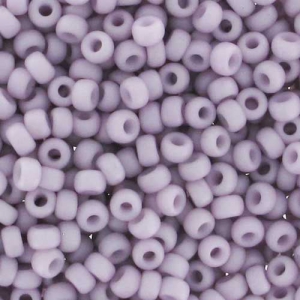 Cuentas Rocalla Miyuki 11/0 2025-1 - Mate opaco, malva claro, 8 g