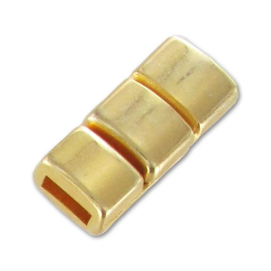 Cierre magnético para cordones 5 mm Dorado con oro fino x1