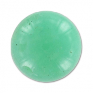 Perladas semi-agujereadas 10 mm Chrysoprase x2