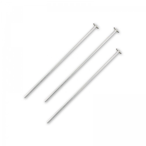 Bastón cabeza de alfiler Plata 925 40x3x0.8 mm x6