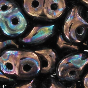 SuperDuo 2,5x5 mm Jet Iris Luster x10g