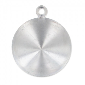 Engaste colgante para pegar PureCrystal 1122 18 mm rodiado x1