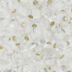 Mini-gotas Miyuki 3.4 mm DP28-0001 - SSilver Lined Crystal x8g