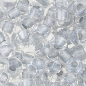 Rocalla Miyuki 8/0 242 - Spkl Pewter Lined Crystal x8g