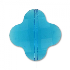 Treból facetado 20 mm Indicolite x1