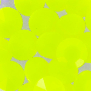 Cabujón redondo 8 mm Amarillo Flúo x20