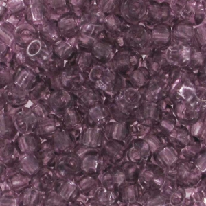 Cuentas de Rocalla Preciosa 9/0, 2,5 mm - Amatista clara x 20 g