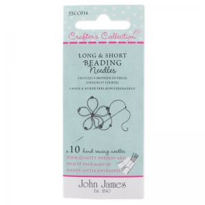 Surtido de agujas para bordado y cuentas tamaño 10 y 12 x10