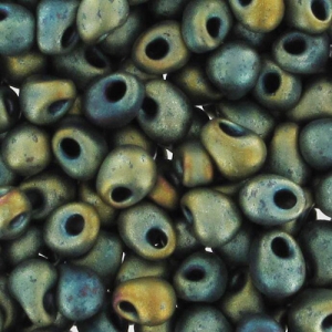 Mini-gotas Miyuki 3.4 mm DP28-2008 - Mat Met Patina Iris x8g