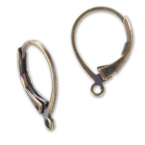 Ganchos pendientes de 16 mm - Bronce x2