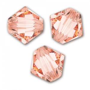 Toupies en cristal PureCrystal 5328 3 mm Rose Peach x50