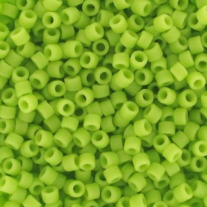 Miyuki Delica 11/0 DB0763 - Mat Opaque Chartreuse