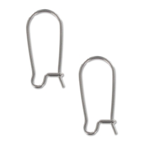 Pendientes hilo 20 mm Acero inox x10