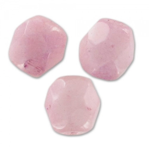 Facetas 3 mm Blanco Tiza Lila Lustre x50