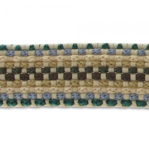 Cinta tejida 20 mm Multi Crema x 3m