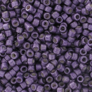 Miyuki Delica 11/0 DB1185 - Galvanized Semi Mat Eggplant