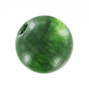 Redondas de madera 6 mm Verde oscuro x25
