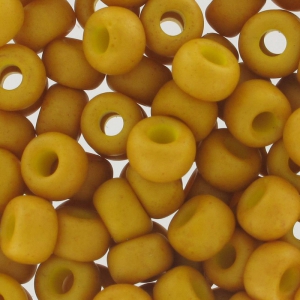 Rocalla Miyuki 6/0 1233 - Opaque Mustard Mat