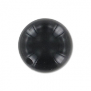 Perladas semi-agujereadas  8 mm Black Onyx x2