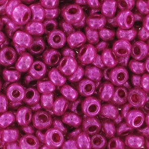 Cuentas de Rocalla Preciosa 9/0 de 2,5 mm - Fucsia metalizado x 20 g