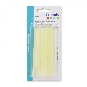 Pistola de pegamento caliente : recarga x12