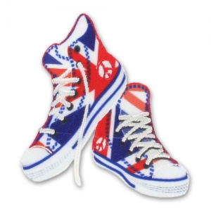 Escudo termoadhesivo Zapatillas 65 mm Fashion x1