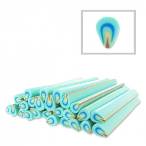 Caña arcilla polimerica 5x50 mm Pétalo Mint