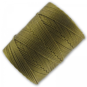Hilo C-Lon Beading Cord 0,50 mm Golden Olive x84m