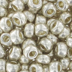 Rocalla Miyuki 8/0 1051 - Galvanized Silver x8g