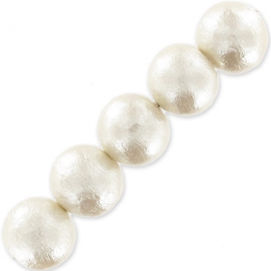Cotton Pearls Miyuki 10 mm White x15