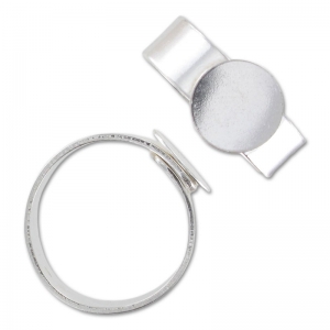 Anillo ajustable bajo la bandeja 10 mm Plata 925 x1