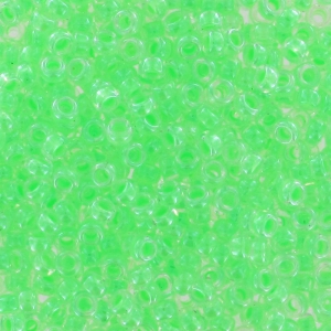 Rocaille Miyuki 15/0 1120 - Luminous Mint Green x8g