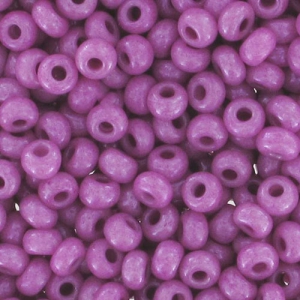 Cuentas de Rocalla Preciosa 11/0 de 2 mm - Violeta opaco x 20 g