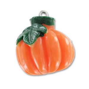 Colgante calabaza 25 mm Naranja x1